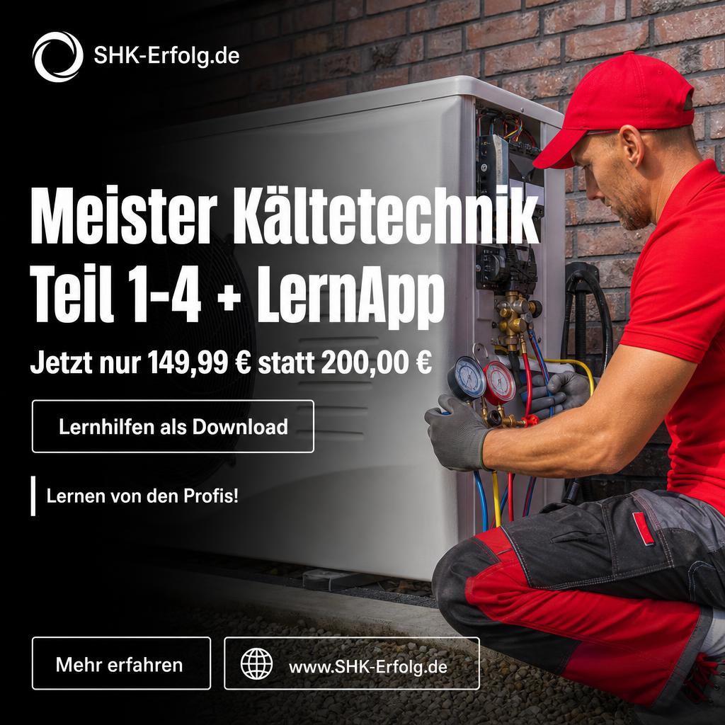Meisterpaket Kältetechnik Teil 1-4 inkl. LernApp
