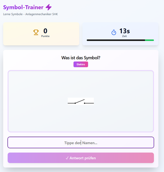 Symbol Trainer Advanced - Trainiere technische Zeichen & Symbole