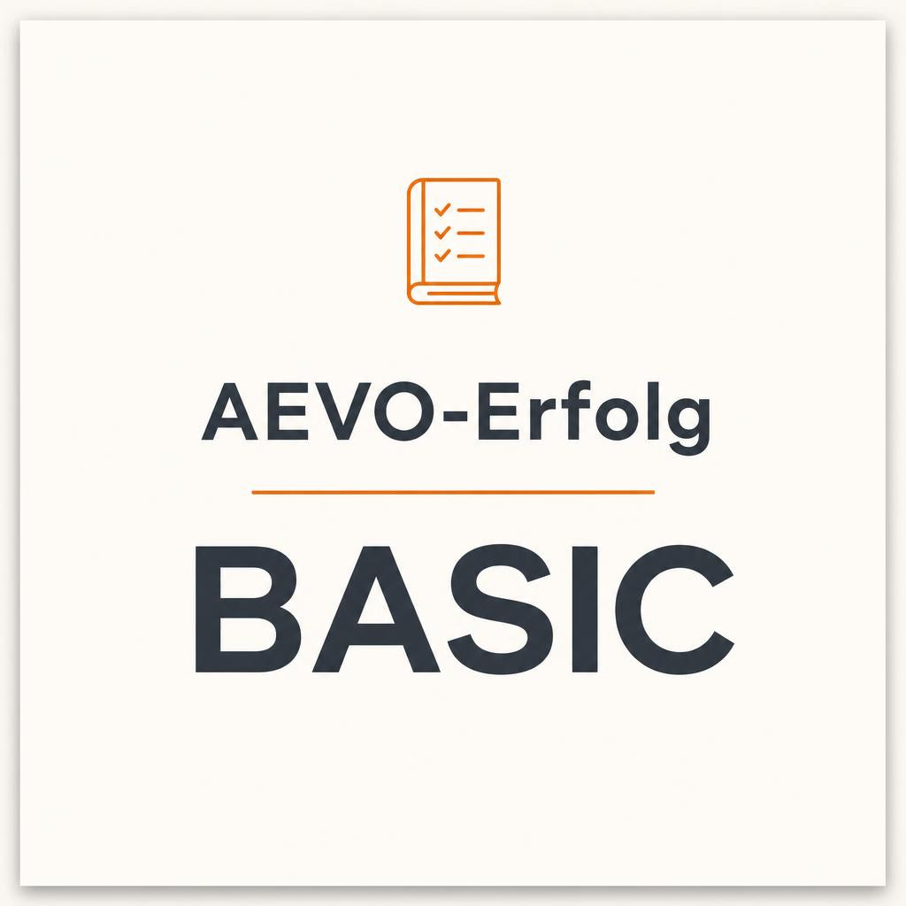 AEVO-Erfolg Basic – digitale AEVO-Prüfungsvorbereitung