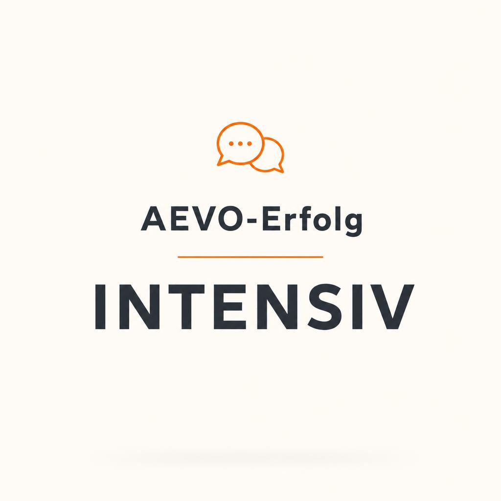 AEVO-Erfolg Intensiv – begleitete AEVO-Vorbereitung
